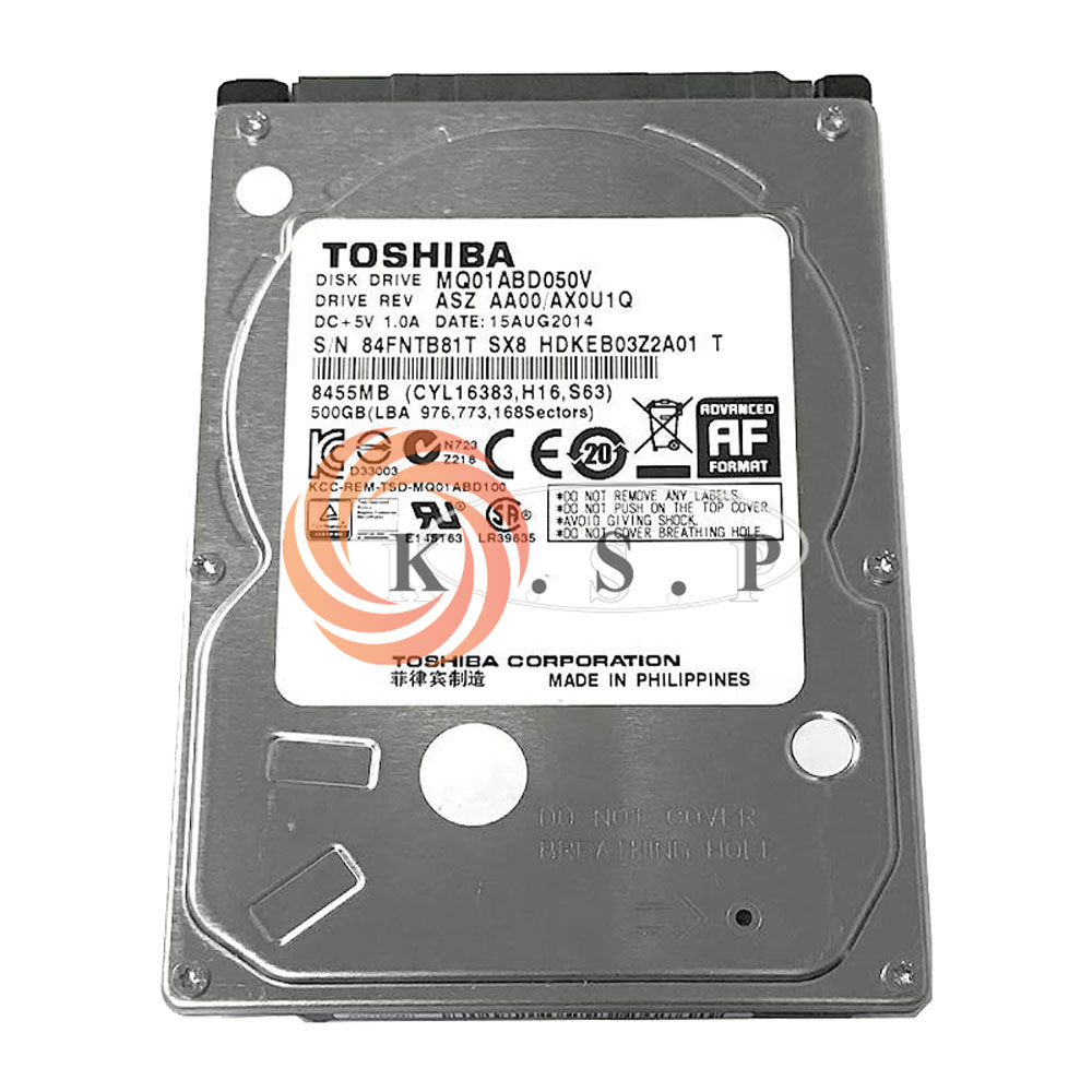 هارد لپ تاپ Hard Laptop 500GB Toshiba هارد لپ تاپ Hard Laptop 500GB Toshiba