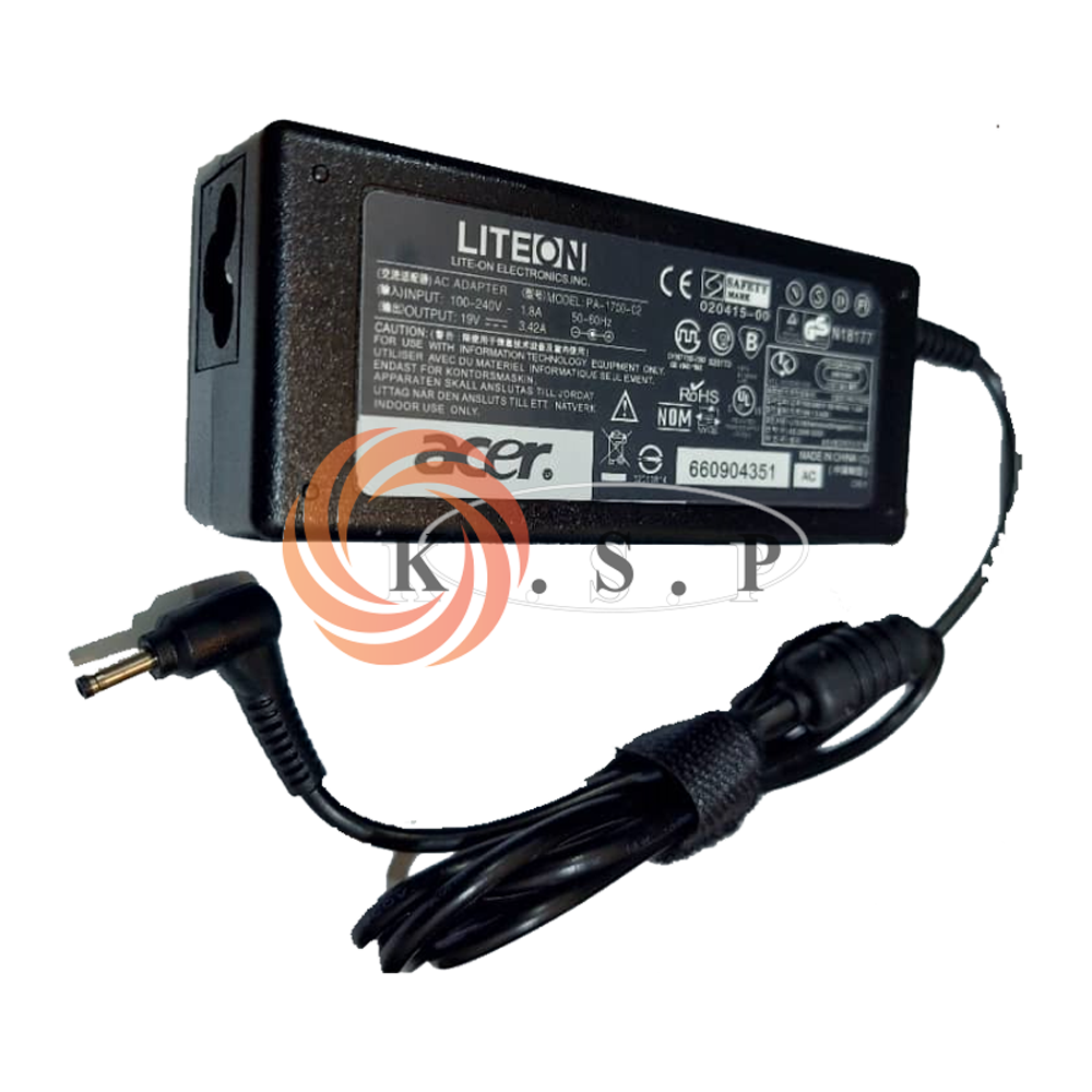 آداپتور لپ تاپ ایسر Adaptor Laptop Acer 19V 3.42A 3.0X1.1 آداپتور لپ تاپ ایسر Adaptor Laptop Acer 19V 3.42A 3.0X1.1