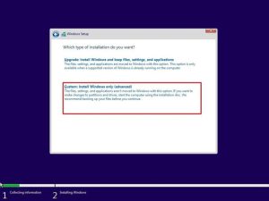آموزش نصب ویندوز 10، بوت ویندوز روی فلش مموری کاستوم پارتیشن ها