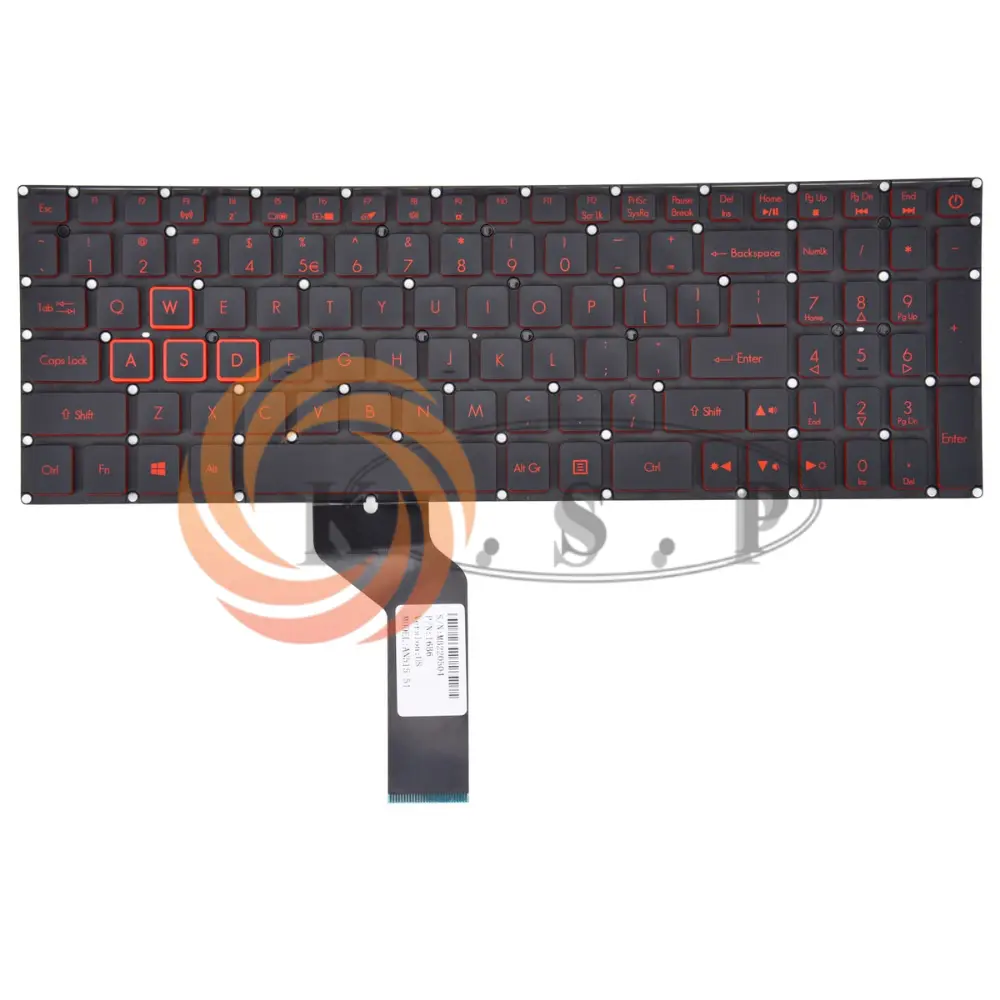 کیبورد لپ تاپ ایسر Keyboard Acer Nitro 5 AN515-51 